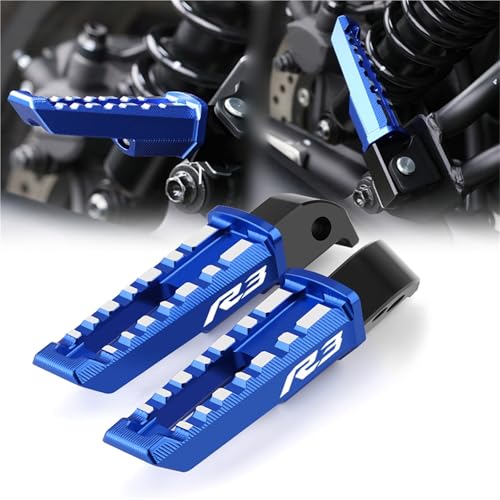 Repose-Pieds Moto CNC pour Yamaha YZF R3 Idéal pour Sorties Route et Sessions Circuit