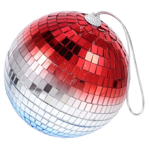 Adorno colgante disco espejado Cabilock con gradiente para decoración de fiesta, árbol de Navidad y boda, añade glamour y alegría miniatura 1