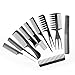 Produktbild Haarstyling-Kämme, 10 Stück, professioneller Friseur-Haarkamm, Stäbchen, Friseurzubehör, Zubehör-Set, Friseurwerkzeuge mit tragbarer Tasche für Haarstylisten, Friseursalon, Familie