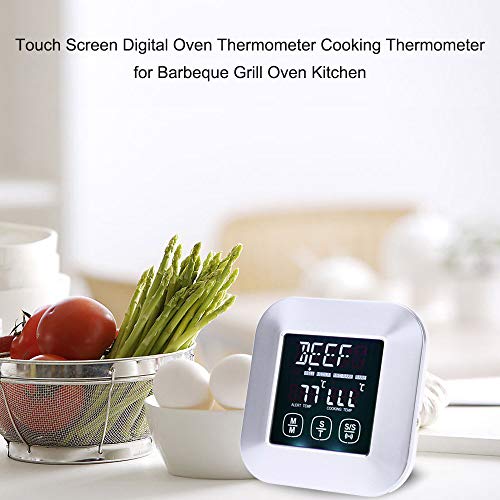 Honorall Termômetro digital de carne com sonda de temperatura remota sem fio Tela de toque Termômetr