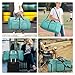 Travel Duffle Bag for Men,65L Foldable Travel Duffel Bag with Shoes Compartment Overnight Bag for Men Women,Mint Green