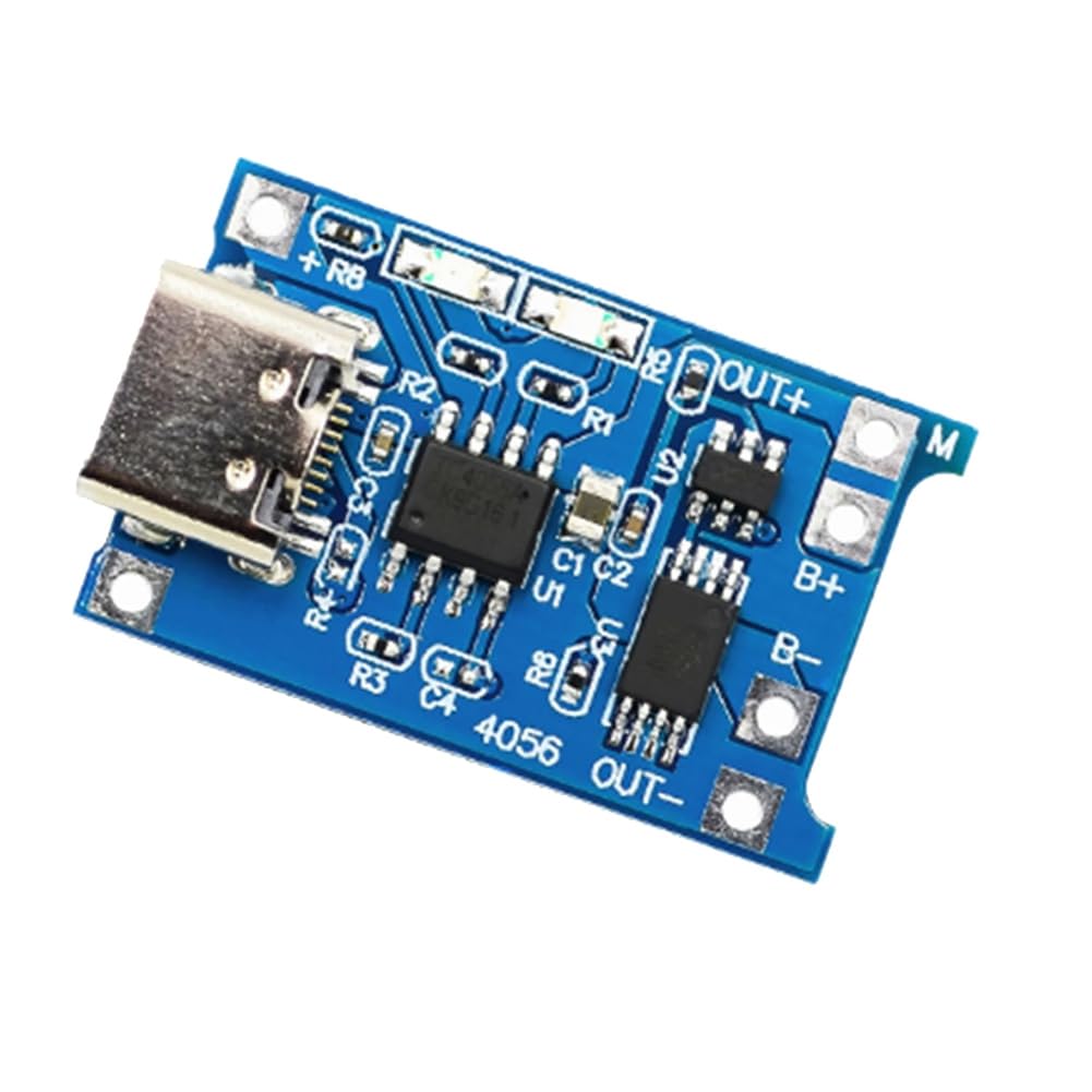 2PZ MODULO TP4056 TYPE-C USB CARICABATTERIA 5V LITIO RICARICA PROTEZIONE