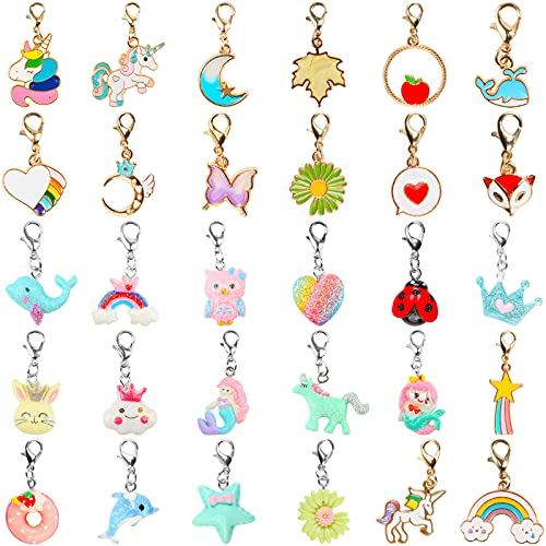 Pulseras para niñas SOTOGO juego de 55 piezas de cristal colorido con abalorios de arco iris 3