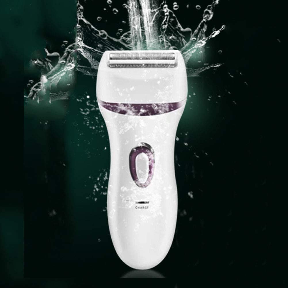 Epilatore per Donne, depilazione elettrica, Ricarica Cordless depilatore Bagnato e Asciutto con Rasoio Elettrico, rifinitore per Bikini