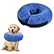 Aufblasbar Halsband für Haustier, Hunde Schutzkragen Krägen, Inflatable Pet Collar, Weich Einstellbar Bequem Halskragen für Hunde und Katzen Genesung Nach Operationen, Anti-Bite/Lick (M)