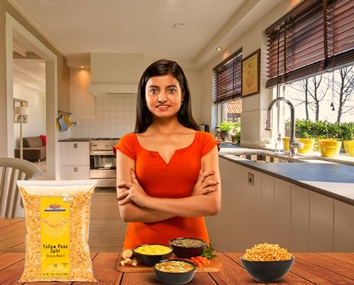 Image of Rani Yellow Peas Split, Dried (Vatana, Matar) 32oz (2lbs) 908g ~ All Natural | Vegan | Gluten Friendly | Kosher | Product of USA
