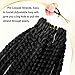 French Curl Crohcet Braids,Mebeli Crochet Hair for Black Women Goddess Box Braids Crochet Hair Pre Looped with Curly Wavy Ends French Curly Braiding Hair Synthetic Hair Extensions French curl 18inch 1B 8packs