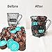 Stegodon K Cup Coffee Pod Holder, Large Capacity Coffee Pod Storage Basket, Espresso Organizer Mug Cup for Keurig Kcup