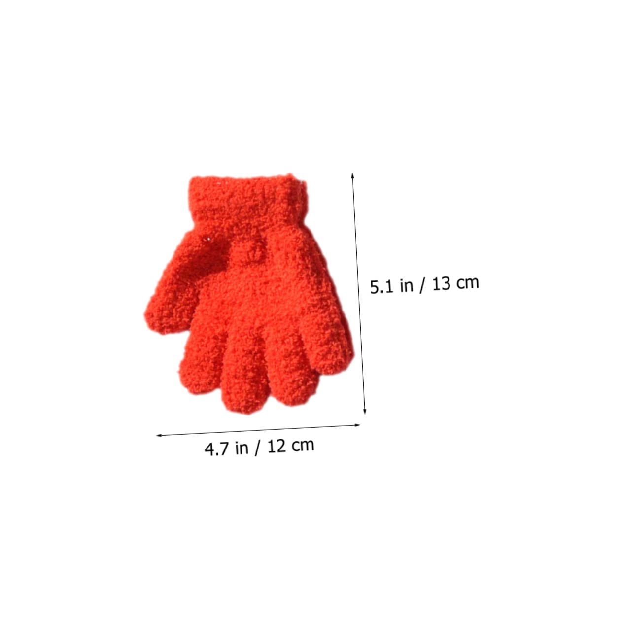 BESTYASH Guantes Anticongelante Para Exterior Frío Guantes De Lana Guantes Calefactables De Invierno Guantes De Limpieza Guantes Sin Dedos Tela Tejida