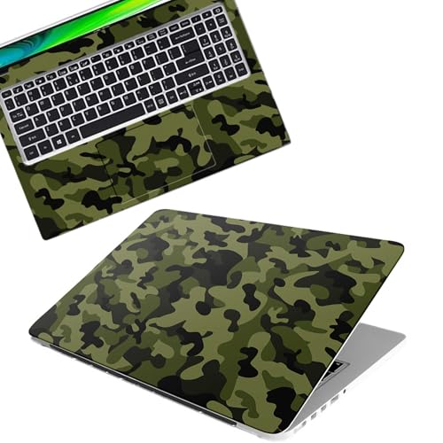 Image of Galaxsia Camouflage /Army D3 Full Body Vinyl Laptop Skin /Sticker /Cover Upto 15.6 Inches Laptops Laminated-Removable-HD Quality Compatible for Hp-Dell-Sony-Lenovo-Asus etc.(15x10 Inches)