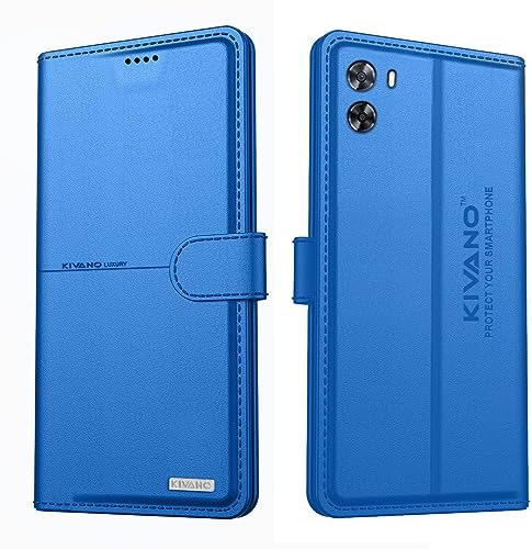 Image of Compatible with Oppo A57 4G (2022) / Oppo A77S / Oppo A77 Flip Cover | Leather Finish | Inside Pockets & Inbuilt Stand | Shockproof Wallet Style Magnetic Closure Back Cover Case