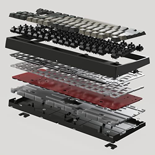 Image of Vortex Multix Tkl Summer Mechanical Keyboard (Gateron Pro Brown Switches)|Hotswap|Screw-in Stabilizers|O-Ring Mounting Mechanism|Dampeners to Improve Sound and Feel|Doubleshot Pbt Keycaps,USB-A