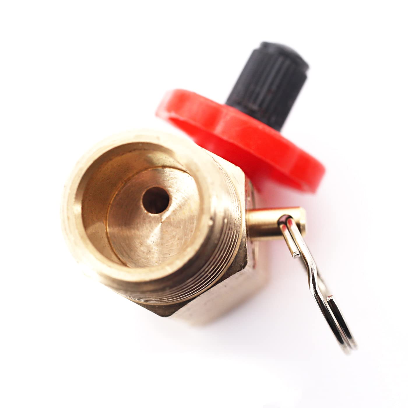 Válvula Colectora Para Tanque De Compresor De Aire 1/2 NPT Macho + Bola Y Puerto De Alivio 1/4 - Conrader