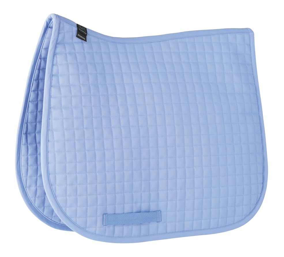 Rider's International by Dover Saddlery Contour - Almohadilla multiusos para sillín - azul claro - AP