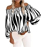 GZGZ 2022 Bluse Oberteile Damen Katze Drucken Tunika Casual Tops V-Ausschnitt Lässig Comfort Damenshirt T-Shirts Regular Fit Damen T-Shirt Frauen Sommer