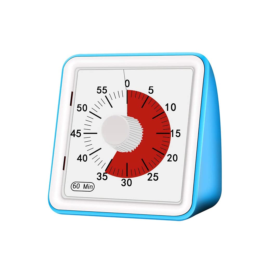 FDEFIRTFG Timer, 60 Minutes Kitchen Timer Up Countdown Alarm Sleep Stopwatch Time Management Tool for Kids and Adult