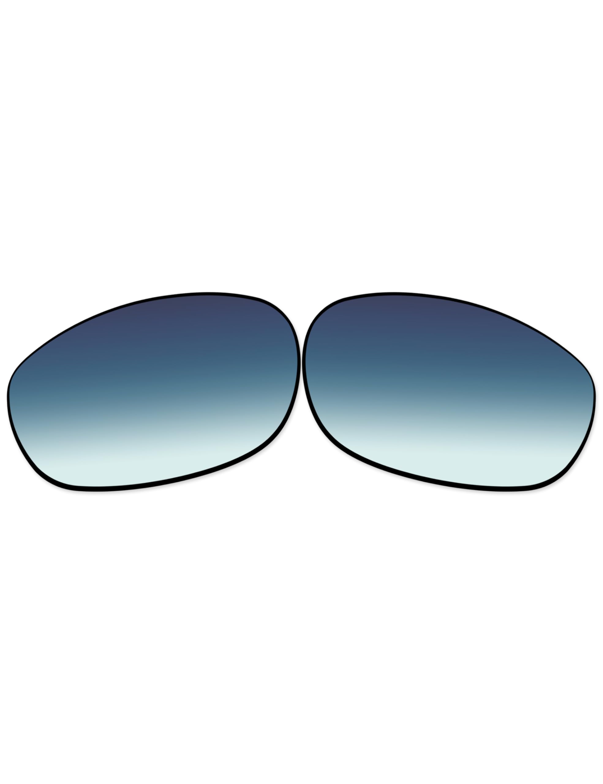 Vonxyz Lenses Replacement for Ray-Ban RB4033 60mm Sunglass - Blue Gradient