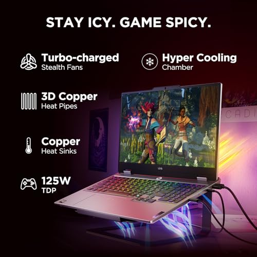 Image of Lenovo LOQ 2025, AMD Ryzen 7-250, RTX 5050-8GB, 24GB RAM, 1TB SSD, 440 AI Tops, FHD, 15.6 inch /39.6cm, 144Hz, Windows 11, Office 2024, Grey, 2.4Kg, 3 Mon. Game Pass, 83JG008NIN, AI Gaming Laptop