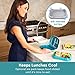 Bentgo Kids Chill Leak-Proof Lunch Box - Included Reusable Ice Pack Keeps Food Cold; 4-Compt. Bento Box; Microwave/Dishwasher Safe; 2 Year Manufacturer's Warranty (Confetti Edition - Truly Teal)