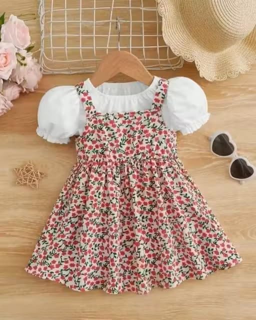 Summer season dresses for baby and child Cottonblend dress |-||1,I,White girl dress,bz-picture-11