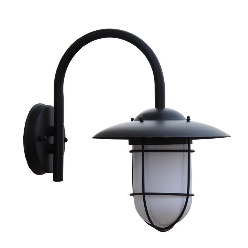 HYJAUSXB Wall Lamps Sconces Outdoor Waterproof Antique Light Rural Safety Lighting Sconce Lamp Exterior for Stairs