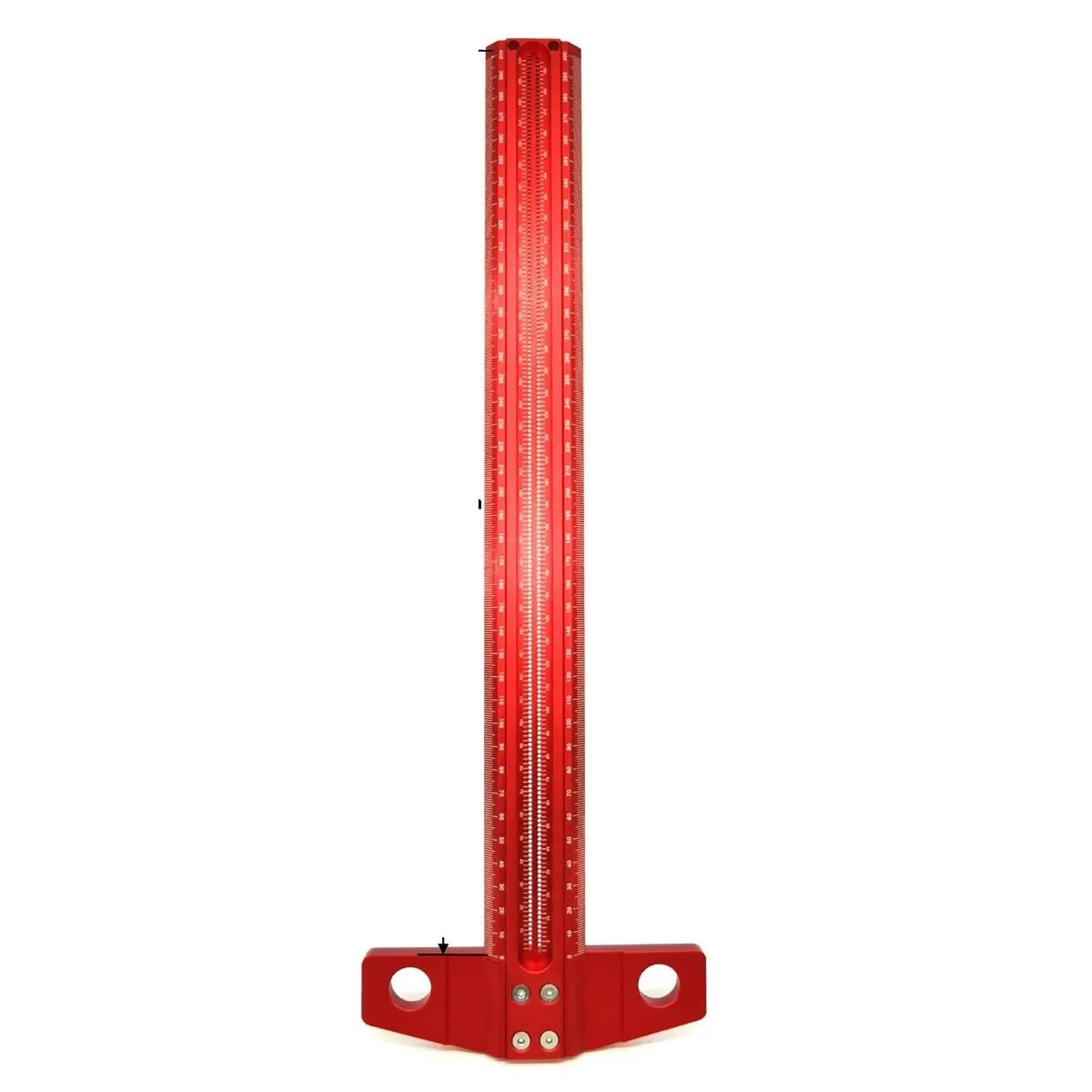 Anreißlineal für die Holzbearbeitung, T-Typ-Lineal, Anreißlineal, 60–600 mm, Aluminiumlegierung, Strichzeichnungs-Markierungslehre, DIY-Messwerkzeuge