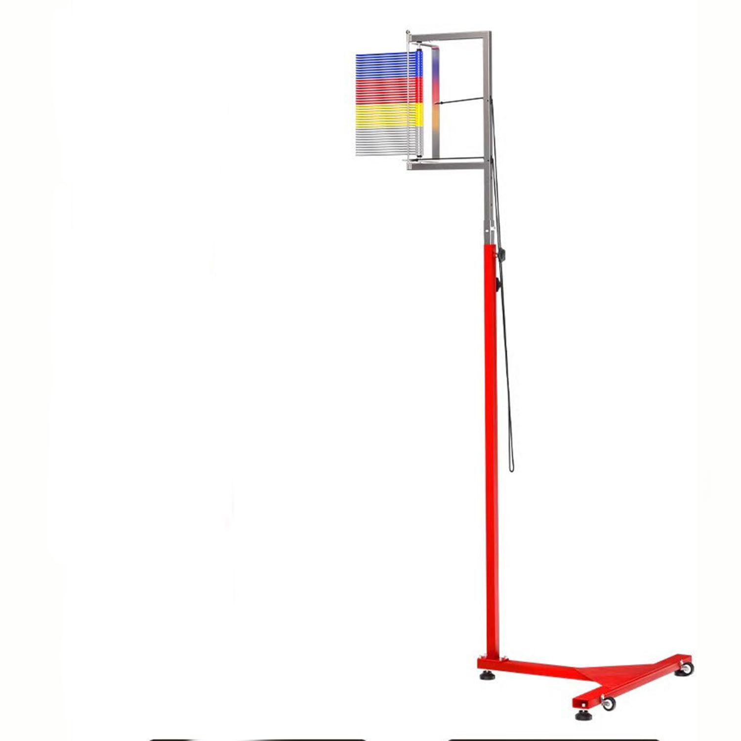Probador De Salto Vertical para Adultos/Niños 1.7m-3.6m | Equipo De Entrenamiento De Salto De Altura De Pie Probador De Medición De Salto De Prueba Vertical Con Cordón Fácil Reinicio