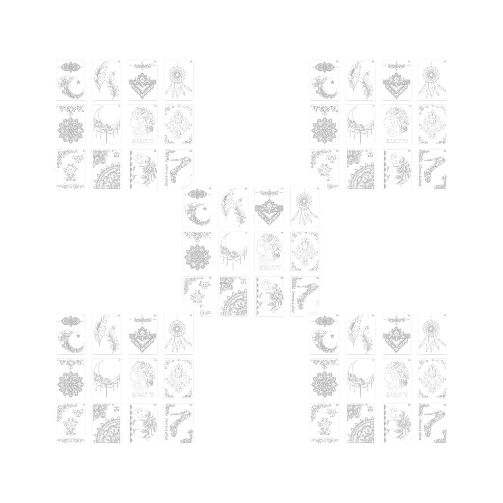 5 zestawów szablonów mandali, DIY, rękodzieło, obraz ścienny, stemplowanie, scrapbooking, zestaw 2 kart