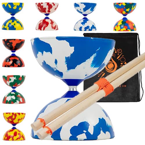 Juggle Dream Jester Diabolo Set including Wood Sticks