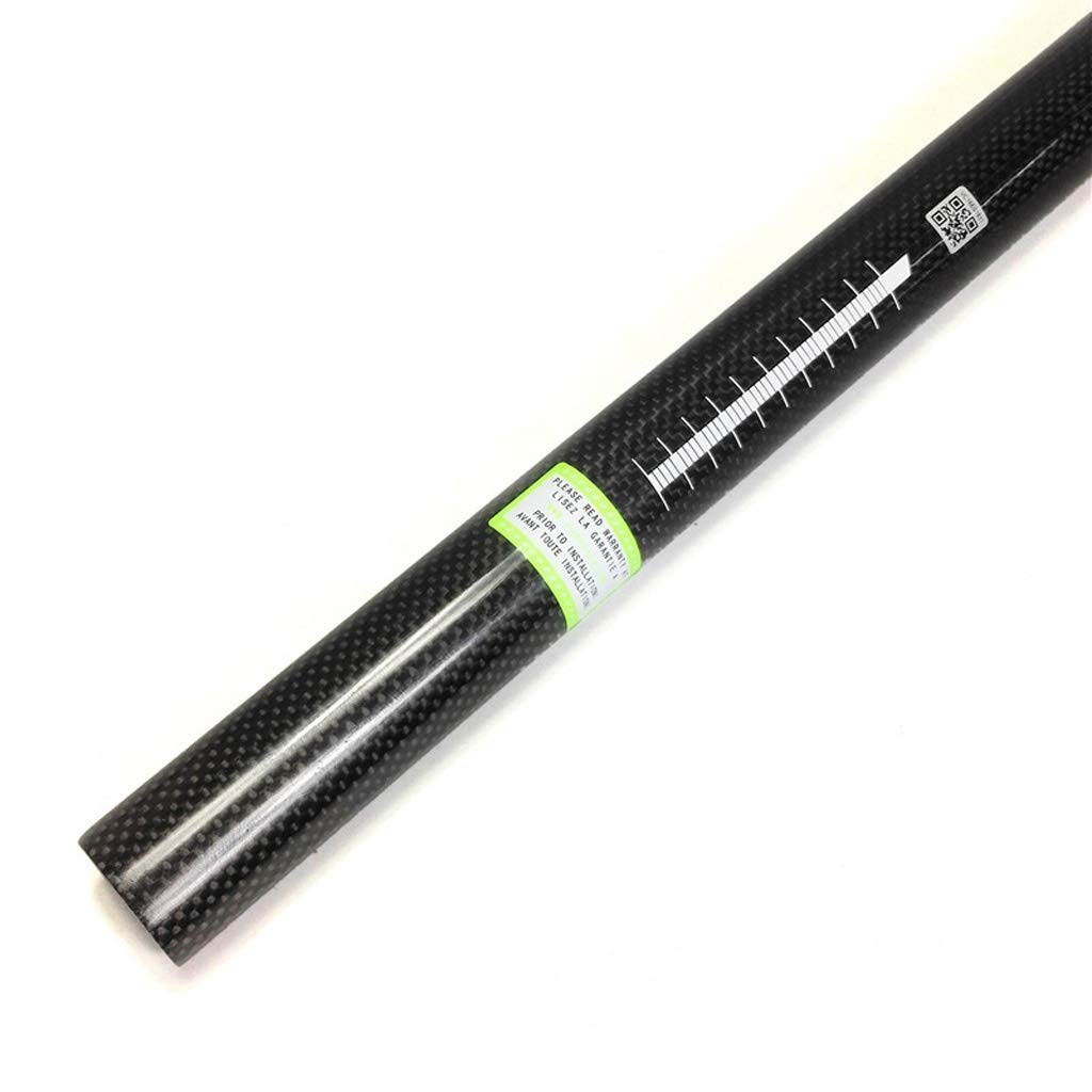 VPPV Reggisella Carbonio Bici 27.2mm, 3K Regolabile Reggisella per Bicicletta Unisex di per Componenti per Ciclismo su Strada Componenti