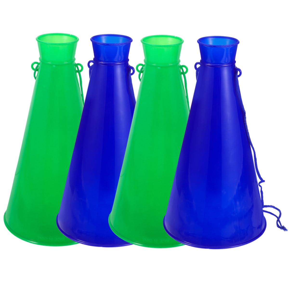 VICASKY Sports Cheer Fun 4pcs Mini Megaphones Toy Microphones for Birthday Party Camping Halloween Wedding