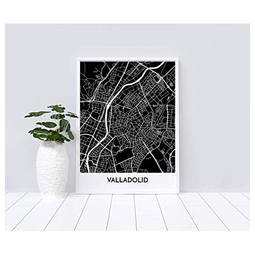 Mapa decorativo de Valladolid