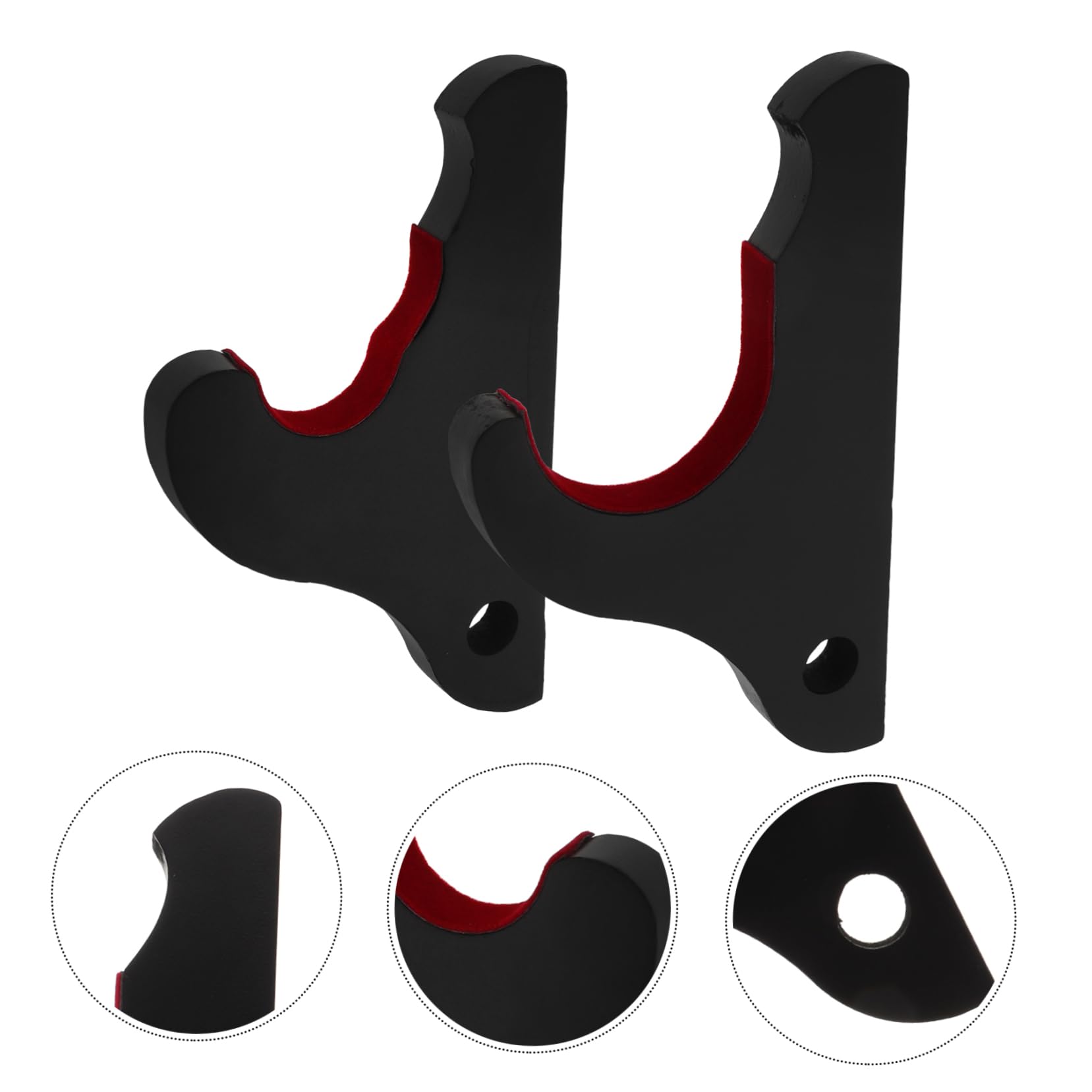 KOMBIUDA Baseball Bat Display Holder Wall-mounted Baseball Bat Rack Wood Bat Display Stand Multi-functional Bat Holder Show off Your Collecti