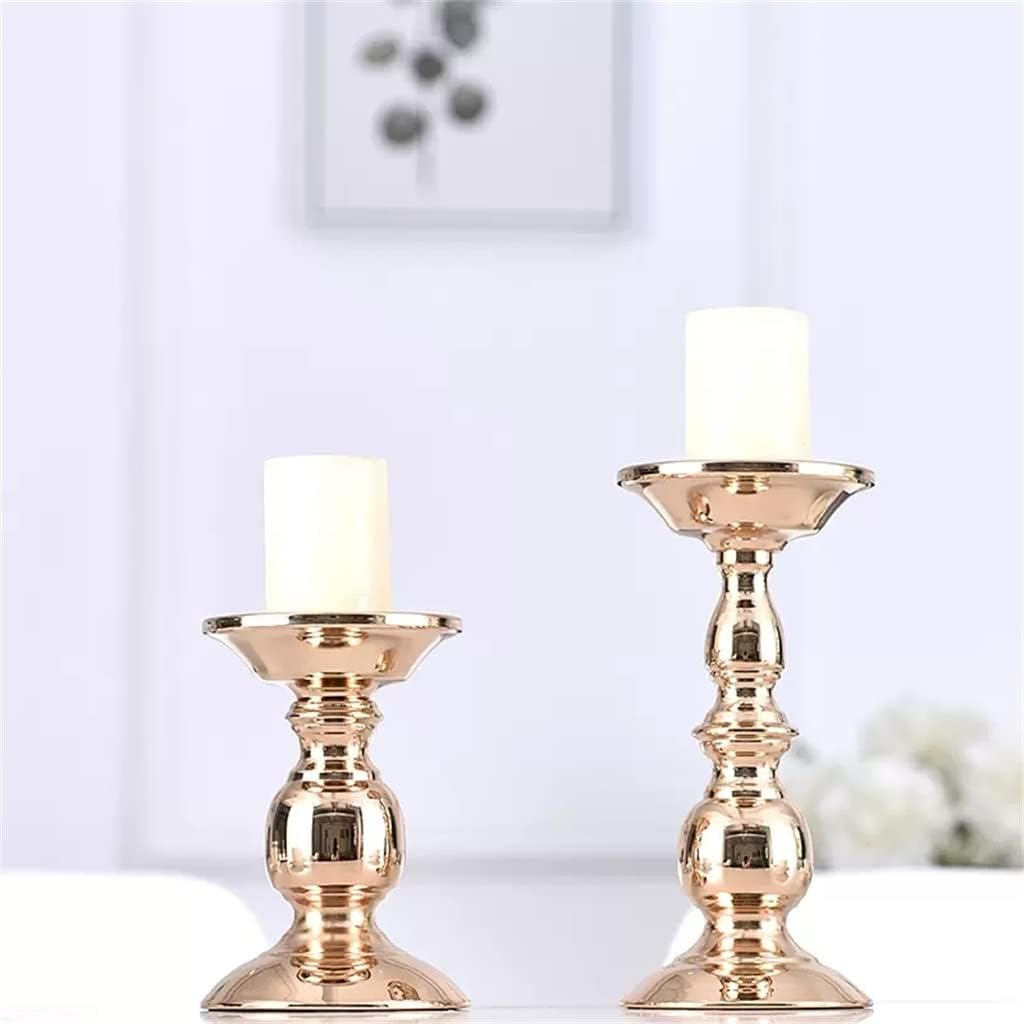 European Candlestick Western Food Iron Household Candle Table Wedding Decoration Home Candlelight Dinner lamp