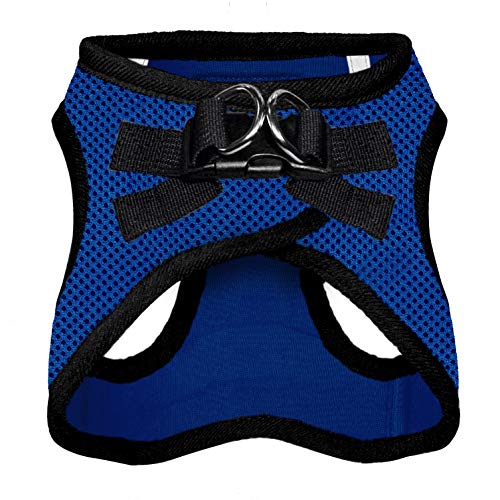 Image of Best Pet Supplies Voyager Step-in Air Dog Harness - All Weather Mesh Step in Vest Harness for Small and Medium Dogs Royal Blue Base, XXXS (Chest: 10-11.5 inch)