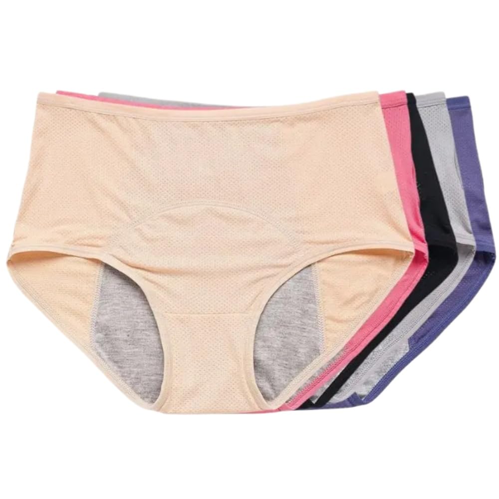 DryWear Beckenbodenstützende und auslaufsichere Unterwäsche,Generisch Auslaufsichere, Waschbare & Wiederverwendbare Höschen für Damen - Unsichtbare & Atmungsaktive and Komfort