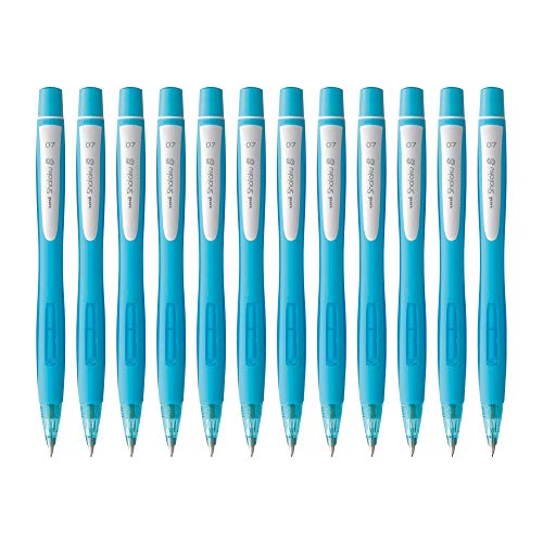 Image of uni-ball Shalaku M7-228 Mechanical Pencil (Light Blue Body, Pack of 12)-Body Color May Vary