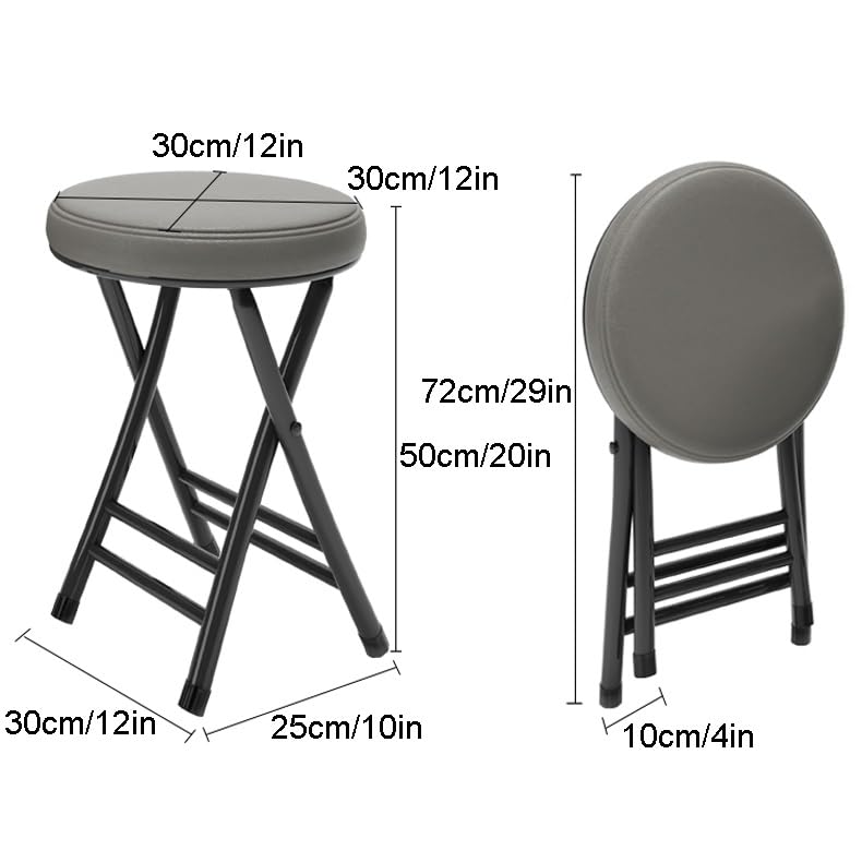 Tabouret pliant léger pour dortoir et usage extérieur nomade - 4