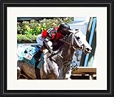 Pat Day autographed 8x10 photo (Horse Racing, Legendary Jockey) #4 Matted & Framed - Autographed Horse Racing Photos