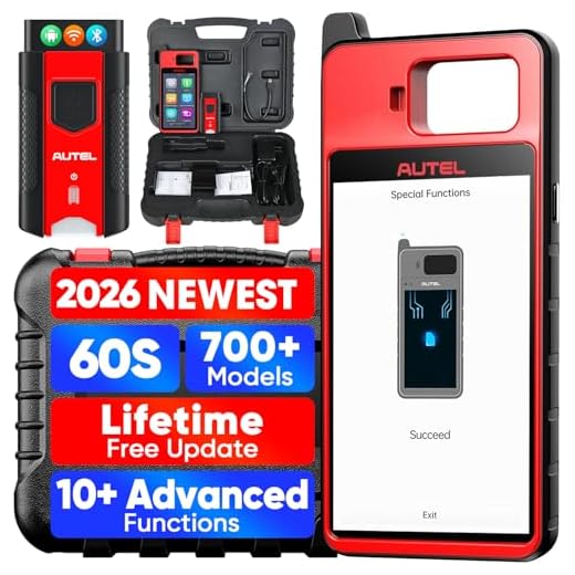 Autel Scanner MaxiIM KM100 (X), 2026 Car Diagnostic Scan Tool, OBD-Learn for 99% Cars, Lifetime Free Update, IM508S IM608 PRO II Lite Model, 2.0 Hardware for Home Mechanics & DIYers (KM Series 100)