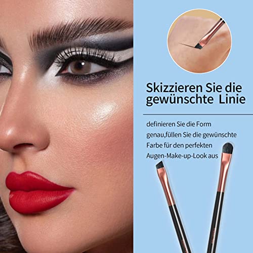 4 pezzi Set di pennelli per ombretto Pennello per