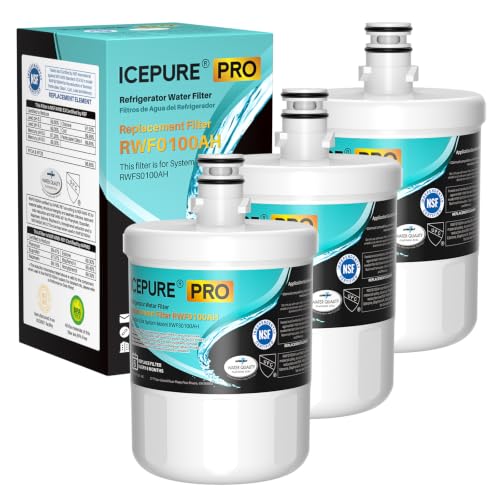 Image of ICEPURE PRO 5231JA2002A NSF401&53&42 Certified Water Filter,3 PACK | Replacement for LG LT500P, GEN11042FR-08, ADQ72910911, ADQ72910901, ADQ72910907, Kenmore 9890, 469890, LFX25974ST, RWF0100A