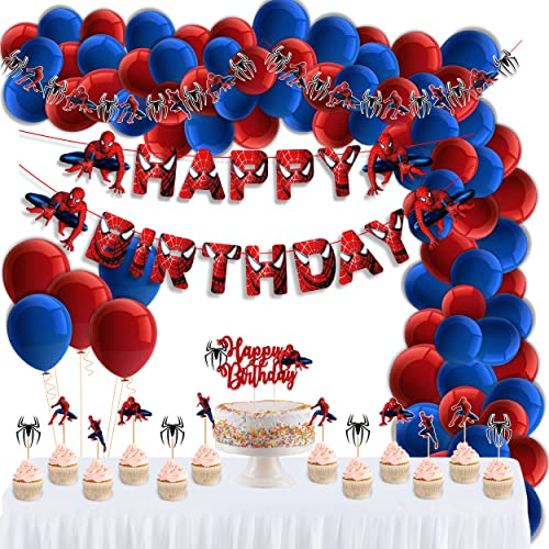 Seyal Spidrman Theme Birthday Party Supplies