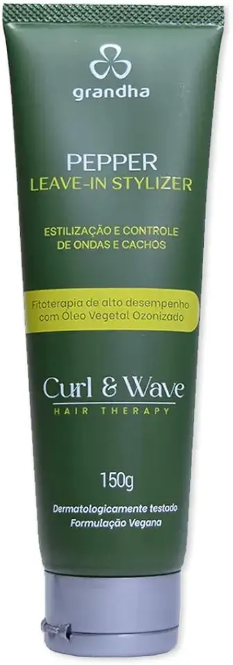 Finalizador e Modelador Curl Wave Hair Therapy para Cabelos Cacheados e Crespos Pepper Leave-in Stylizer