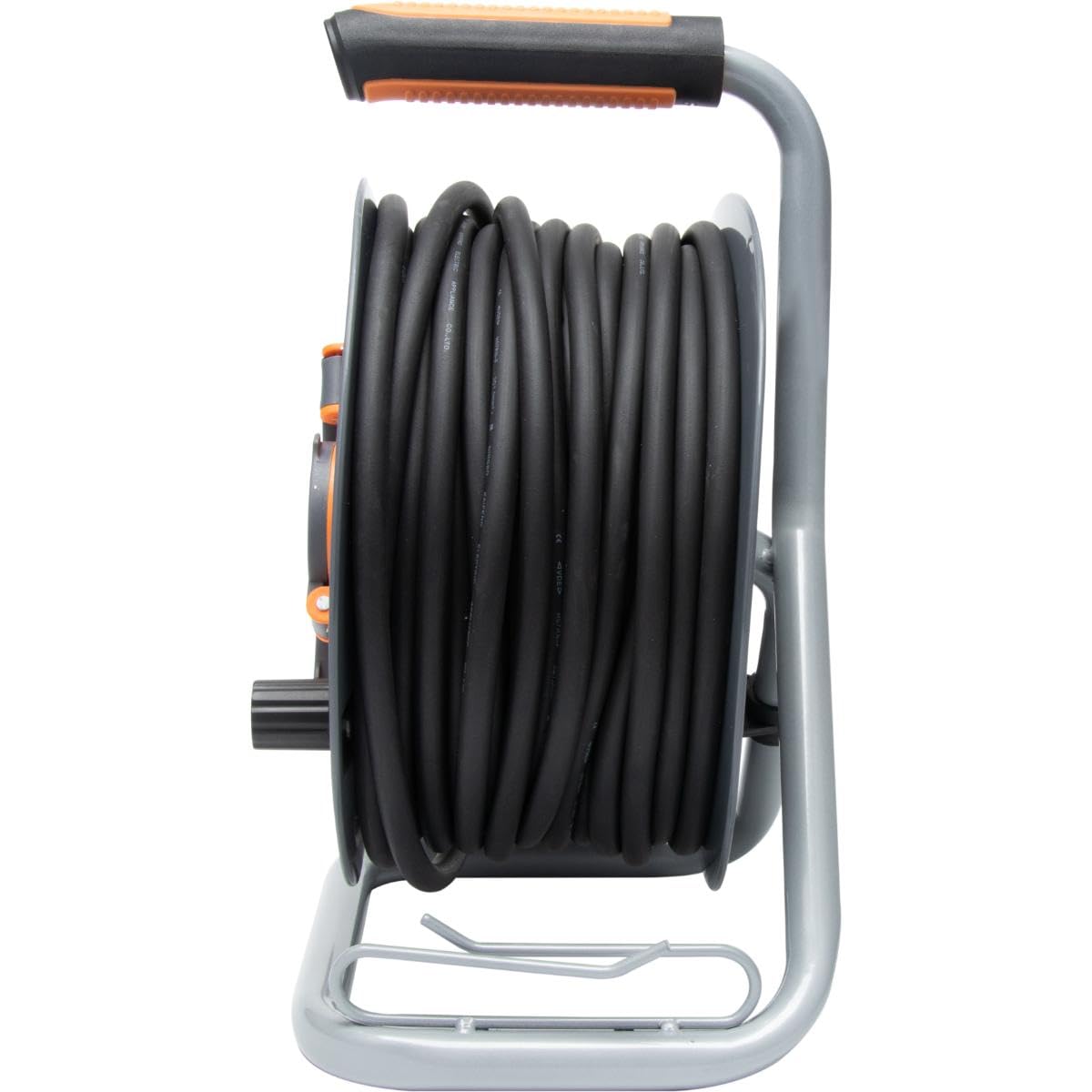 Zenitech - Enrouleur de Chantier IP44 4 Prises 16A 3G1,5mm² 25m - Orange