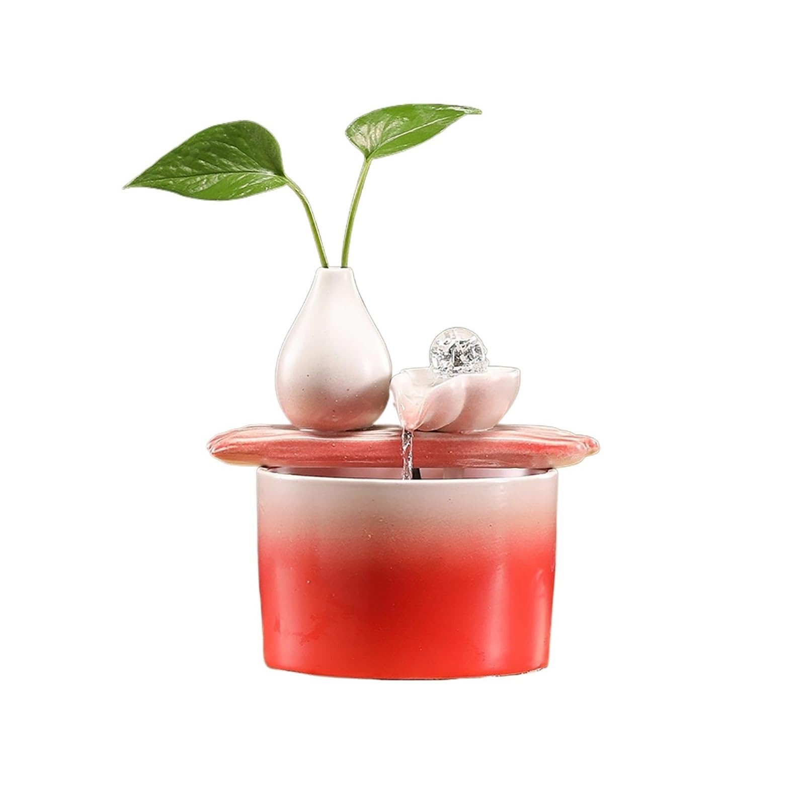 Water Feature Indoor Tabletop Fountain,Circulating Relaxation for Home Bedroom Office Indoor Fountains