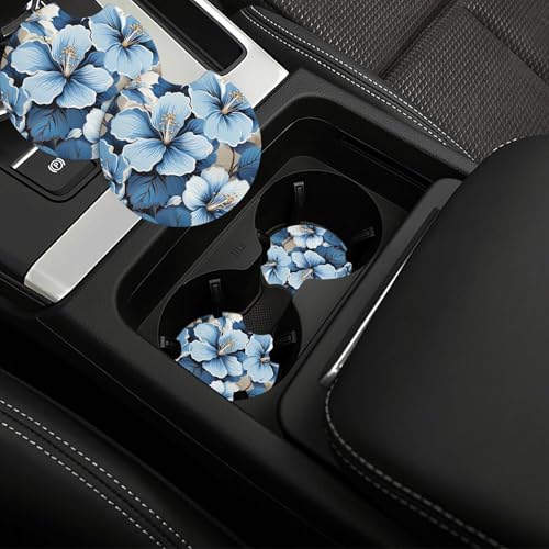 Portavasos para carro redondo de goma, 2 piezas miniatura 1