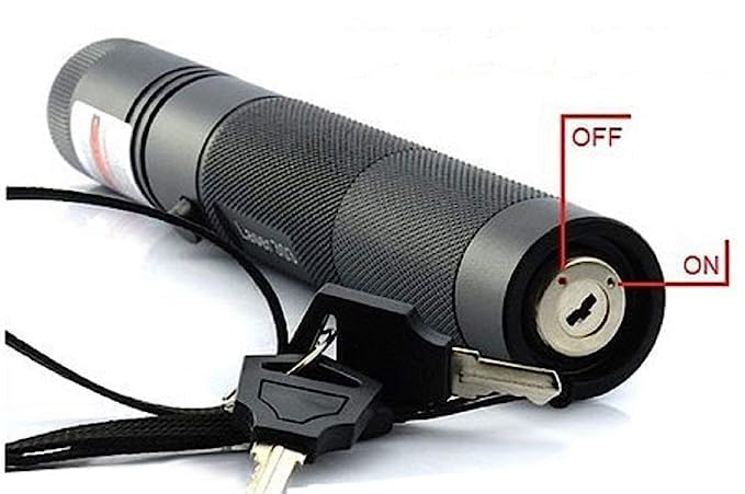 Image of Aluminium 500Mw Rechargeable Green Laser Pointer Party Pen Disco LED Light 5 Mile + Battery, ?3.7 Volts L100