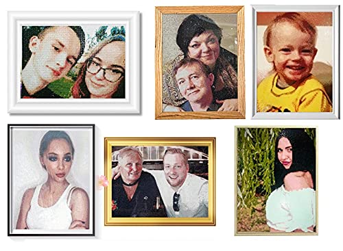 Generico Personalizzato Diamond Painting Kit 5D DIY Pittura Diamante Personalizzata Privato