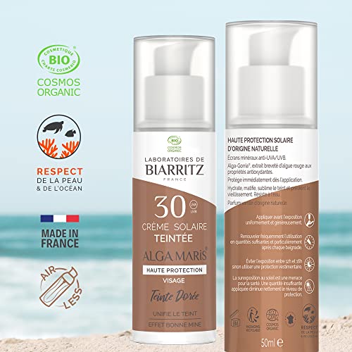 Crema solare viso tinto - SPF30